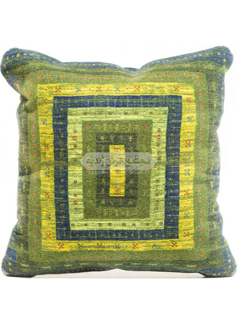 کوسن طرح گبه_سبز کوسن طرح گبه